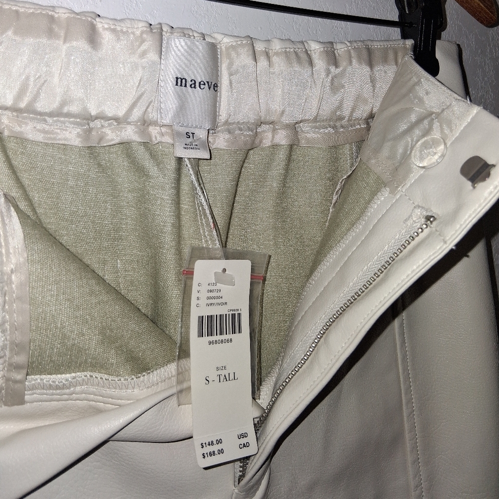 NWT ANTHRO' MAEVE Faux Leather Balloon Pants - Picture 5 of 7
